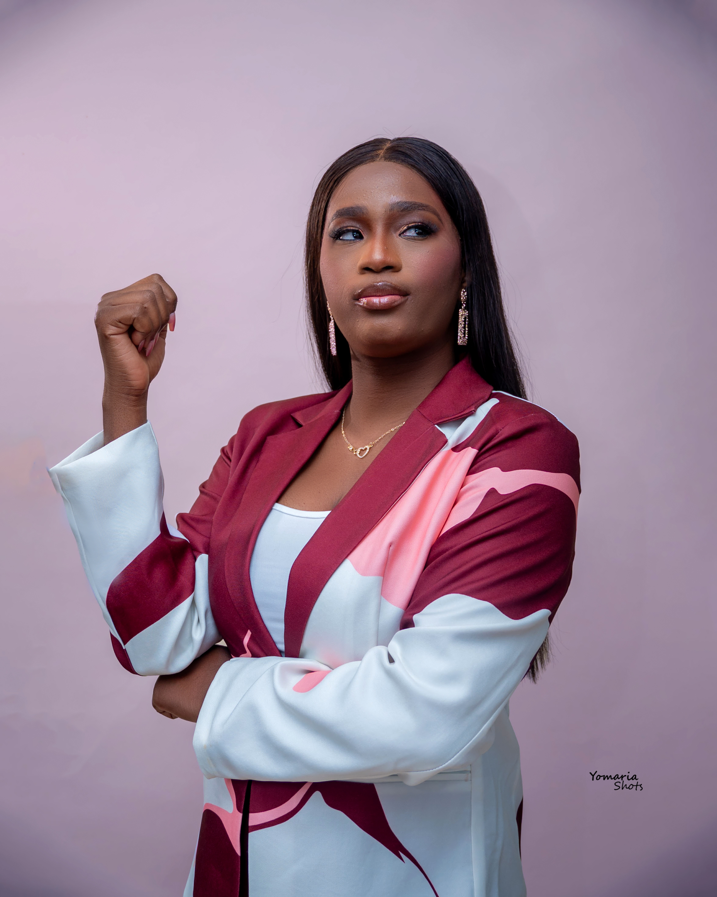 Portrait session — empowerment pose
